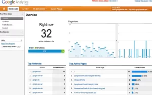 Uses Google Analytics